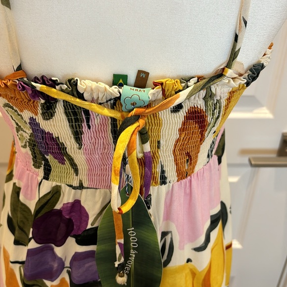 FARM Rio Midi Fruits Dress Size M - Picture 9 of 11